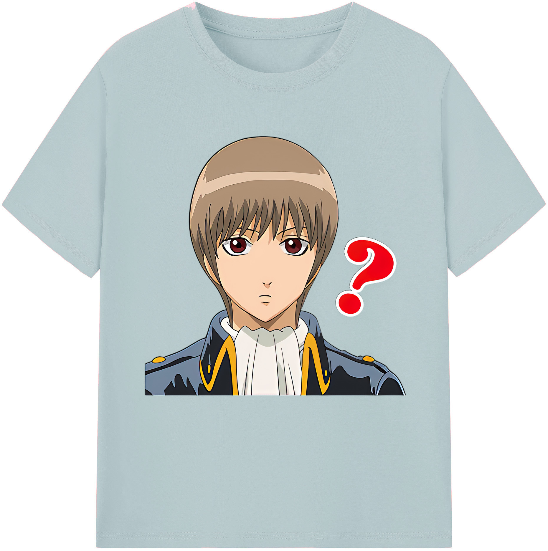 （画像用） ぎんたま 坂田銀時（さかたぎんとき） 神楽 志村新八（しむら しんぱち） GINTAMA Sakata Gintoki Kagura Shimura Shinpachi 綿100％半袖Tシャツ（フロントプリント）